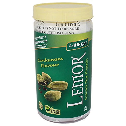 Lemor Instant Tea Cardamom unsweetened Jar - 250 GMS