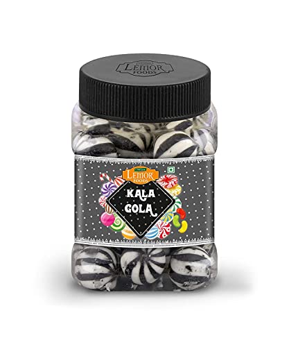 Lemor Kala Gola Fruit Candy Sugar Candy Flavored Khatti Mithi Goli Sugar Boiled Candy(165 gms)