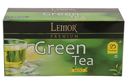 Lemor Mint Green Tea 25 Tea bag Box