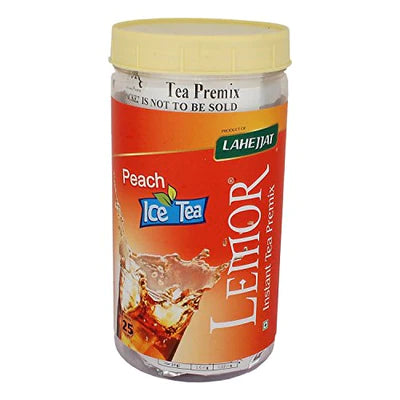 Lemor Instant Peach Ice Tea Jar - 500 gms