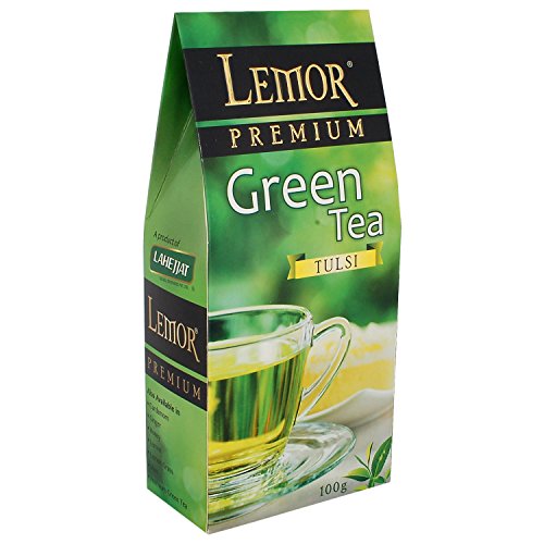 Lemor Tulsi Flavored Green Tea (100 gm)