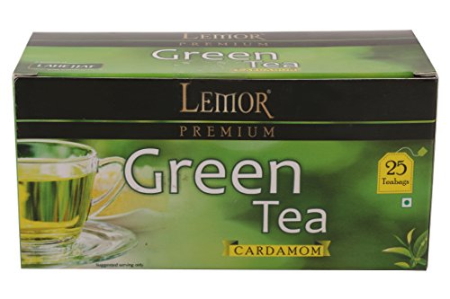 Lemor Cardamom Green Tea 25 Tea bag Box