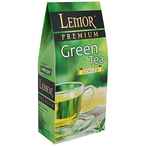 Lemor Ginger Flavored Green Tea (100 gm)