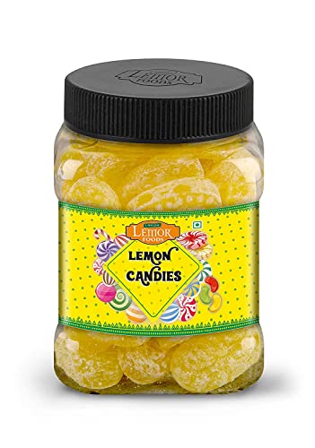 Lemor Lemon Fruit Candy Sugar Candy Flavored Khatti Mithi Goli Sugar Boiled Candy 165gms